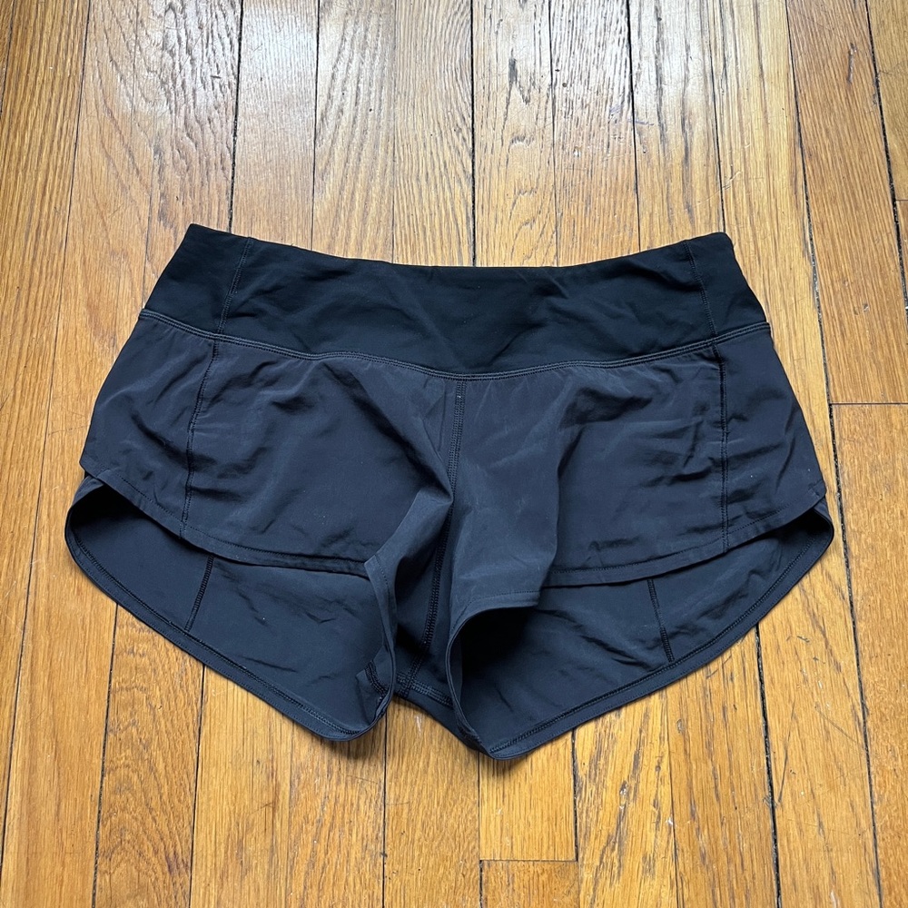 Lululemon Black Speed Up Shorts